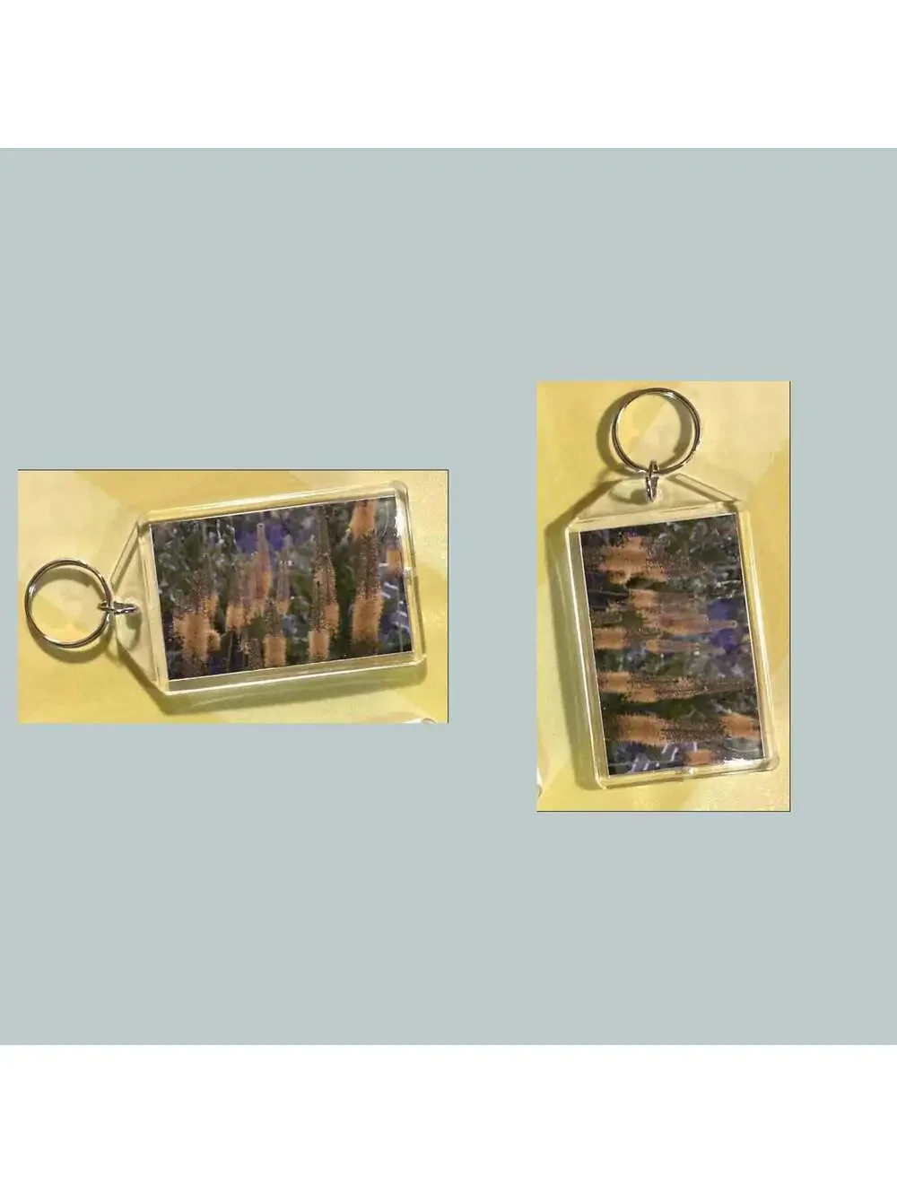 3698 Foxtail Lily Acrylic Keychain | Floral Keychain | Flower Lover Gift